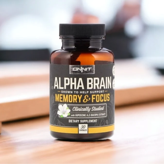Onnit Alpha Brain bottle